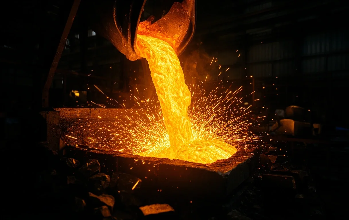 Furnace glow background