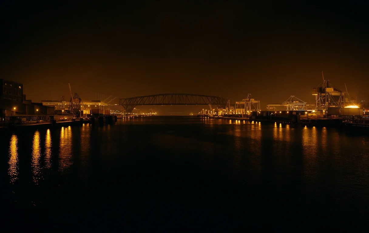 Harbor Halls Night