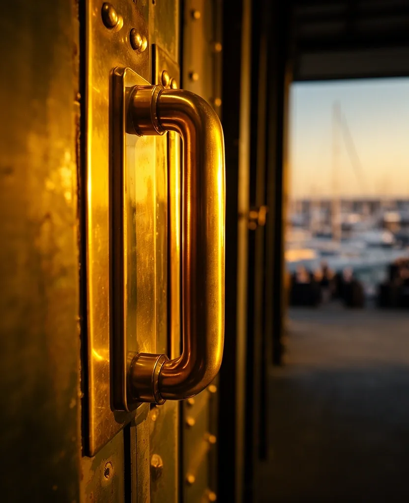 De toegang tot Harbor Halls
